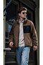 Men's Lamb Winter Welsoft Plush Fabric Jacket with Full Zipper and Front Pocket - 2