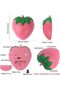 Wireless Bluetooth Mouse, 2.4GHz & Bluetooth Dual Mode 1000DPI Optical Computer Mouse, Cute Strawber - 7