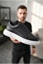 Zrk-X12X High Quality Thick Sole Black and White Casual Men's Sneaker