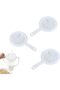 3 Pack Fine Mesh Strainer, Multipurpose Filter Sieve with Handle for Kitchen Use, 100/200/400 Mesh S