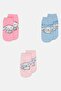 Toddlers Girl 3 Pair Cinnamoroll Socks, Multicolor - 4