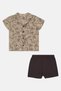 Toddlers Boy 2Pcs Short Sleeve Shirt And Shorts Set, Multicolor - 2
