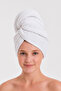 Towel Hair Cap White 100% Cotton Hair Drying, Drying, Showering, Bathing Head Towel