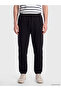 Vizyon New Season Black Regular Fit Men's Jogger Sweatpants - 2