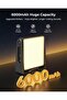 مصباح LED قابل لإعادة الشحن، عبوة من قطعتين، إضاءة طوارئ بسعة 6000 مللي أمبير، 3 ألوان، قابل للتعتيم - 2