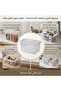 6 Pcs Plastic Storage Box - 6 Liter - 285 × 204 × 165 mm- rectangular container multi-purpose - 2