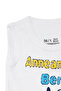 Unisex White Bodysuit with the Text "My Grandmother Loves Me Very Much" and a Strap - 2