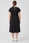 Women Solid Sleeveless Midi Dress, Black - 4