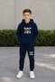 Busekids Unisex Children's Multi-Colored Multi-Printed 2-Piece Hooded Tracksuit Set - 2
