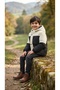 Children's Coat Children's Softshell Coat with Detachable Hood and Print Detail - 4