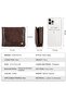 Genuine Leather Wallets for Men, Leather Wallets, Genuine Leather RFID Wallet, RFID Blocking Mens Wa - 2