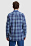 Men's Light Navy Blue Long Sleeve Shirt 50323804-Vr059 - 5