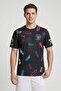 Men Sportswear Fit Short Sleeve Manchester City Training Jersey, Black
