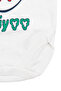 Unisex White Mommy Loves Me so Much Written Strap Bodysuit - 3