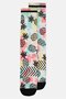 Women Graphic Print Crew Socks, Multicolor