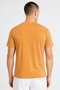 Men Slim Fit Short Sleeve Training T-Shirt, Tan - 2