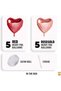 5 Pcs Red & Rose Gold 18 Inch Heart Shape Foil Balloons with Shiny Surface For Birthdays/Anniversary/Engagement/Baby Shower/Party Decorations... - 2