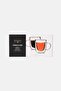 2 Piece Insulated Double Wall Coffee Mug, Transparent - 2
