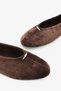 Charity Women's Ballet Flats - Brown Velvet - 4