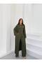 Women's Khaki Casual Cut Three-Piece Suit Frv0226 - 6
