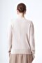 200 Broch Detailled Half Fisherman Mercerized Tunic Beige - 3