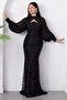 Strapless Neckline Sequin Dress with Bolero Ecr5972 - 7