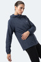 Rustic Women's Navy Blue Windbreaker - 8