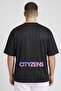 x Manchester Men Oversized Fit Brand Logo Football Jersey, Black - 4