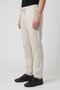 Men Regular Fit Plain Straight Pants, Beige - 3