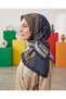 Benetton Viscose Scarf - Siena - 1002-002 - Black - 2