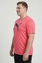 Men Sportswear Fit Short Sleeve Training T-Shirt, Neon Red - 3
