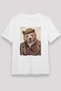 Bear White Unisex T-Shirt T-Shirt