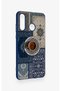 Huawei P30 Lite Compatible Turkish Coffee and Kilim Patterned Silicone Case - 4