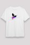 Bird White Unisex T-Shirt T-Shirt