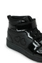 Lamen.P Black Girls' High Sneaker - 7