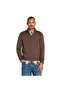 Williams River Cotton Yd 1/4 Zip Sweater Men's Brown Pullover