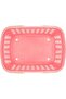 Plastic Organizing Storage Basket with Handles and Holes - Multi-Purpose Small Bin for Kitchen - 5
