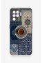 Oppo Reno 5 Lite Compatible Turkish Coffee and Kilim Patterned Silicone Case - 3