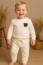 Baby&Child Teddy Bear 100% Cotton 2-Piece Top and Bottom Set