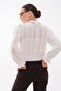 Women's Collared Scarf Detailed Knitted Sweater 265068 - - 5