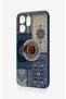 Oppo Reno 14F Compatible Turkish Coffee and Kilim Patterned Silicone Case - 4