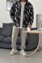 Oversize Plush Full Zipper Sweatshirt with Plush Inside Fleece Sherpa Fabric Sweatshirt - 3