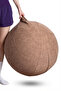 Lb7129 65 cm Pilates Ball Cover Brown - 5