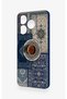 Realme C63 Compatible Turkish Coffee and Kilim Patterned Silicone Case - 3