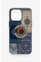 iPhone 15 Pro Max Compatible Turkish Coffee and Kilim Patterned Silicone Case - 2