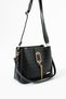 Women's Long Strap 4-Section Simple Stylish Hand and Shoulder Bag with Gold Accessories - 4