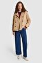 Women's Camel Coat 50319223-Vr015 - 4