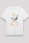 Bird White Unisex T-Shirt T-Shirt