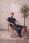 Cotton Short Sleeve Patterned Men's Pajamas Set - 3