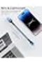 سلك شحن قصير لآيفون، كابل USB A إلى Lightning بطول 1 قدم/قطعتين للشحن السريع - 6